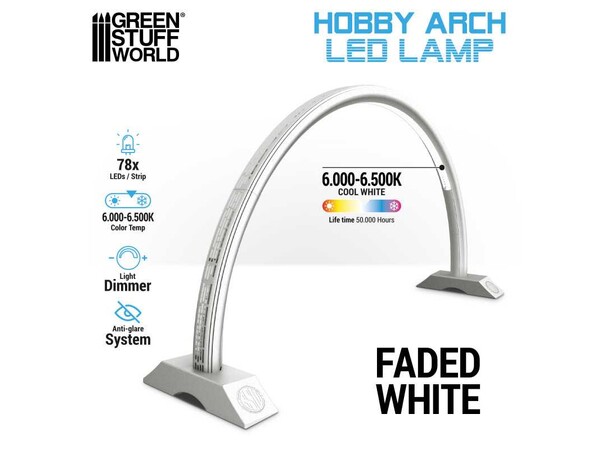 Hobby Arch LED Lamp - Faded White Green Stuff World 