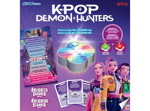 K-POP Demon Hunters Brettspill Norsk utgave 