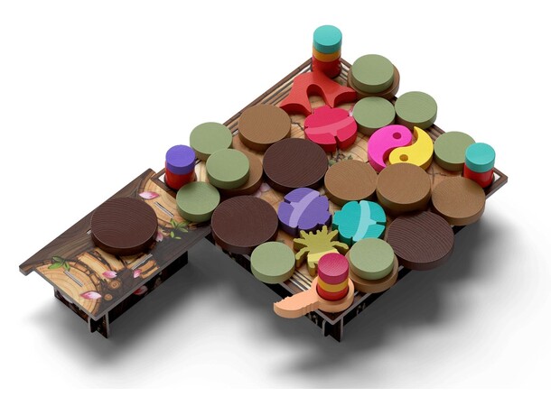 Kabuto Sumo Sakura Slam Brädspel 