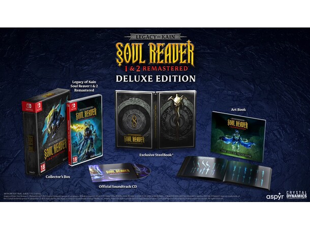 Legacy of Kain Soul Reaver 1+2 Switch Remastered Deluxe Edition 