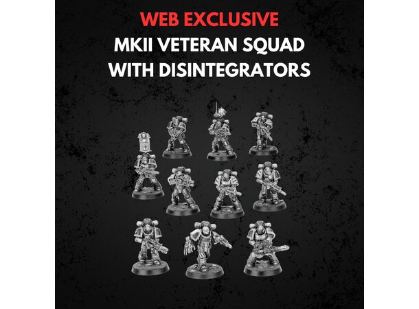 Legiones MKII Veteran Squad Disintegrato The Horus Heresy - Legiones Astartes 