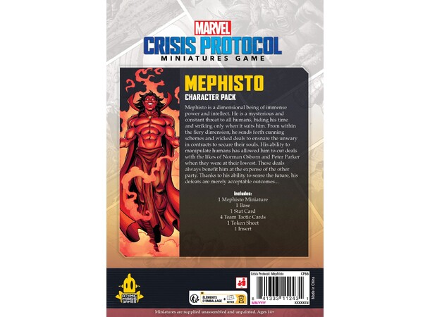 Marvel Crisis Protocol Mephisto Exp Utvidelse til Marvel Crisis Protocol 