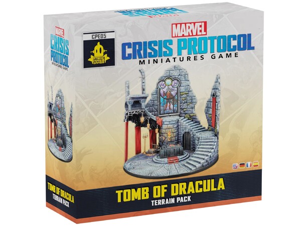 Marvel Crisis Protocol Tomb of Dracula Terrain Pack til Marvel Crisis Protocol 