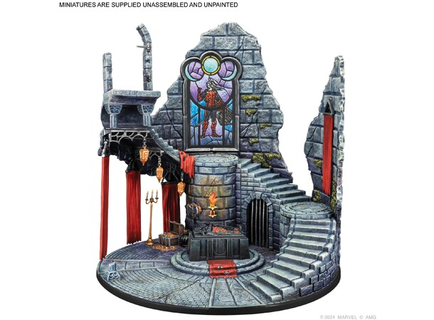 Marvel Crisis Protocol Tomb of Dracula Terrain Pack til Marvel Crisis Protocol 
