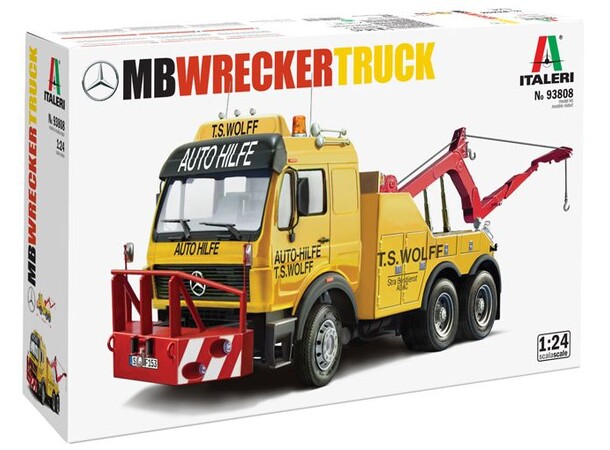 Mercedes-Benz Wrecker Truck Italeri 1:24 Byggesett 