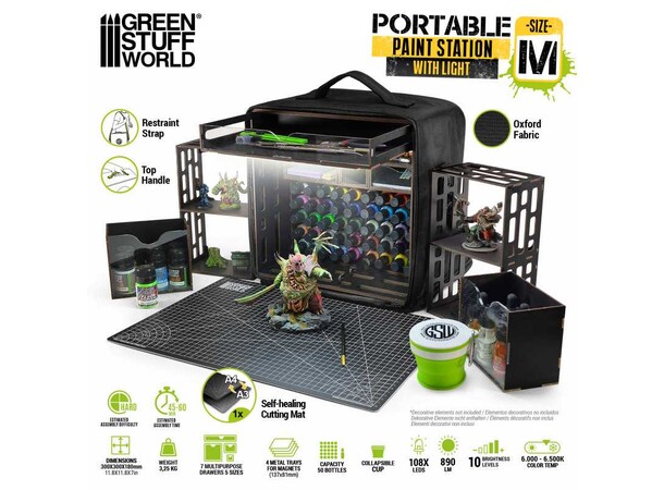 Miniature Portable Paint Station Green Stuff World 