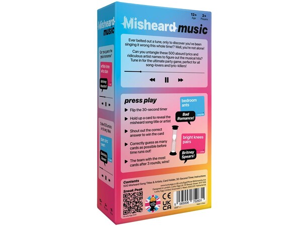 Misheard Music Partyspill 