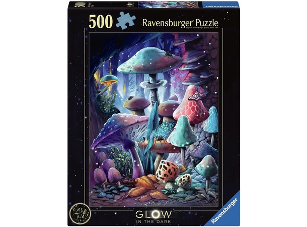 Moonlight Mushrooms 500 bitar Pussel Ravensburger Puzzle 