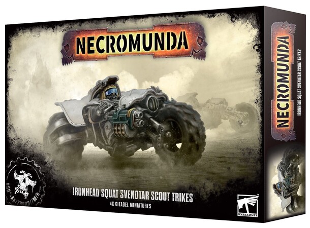 Necromunda Squat Prospectors Svenoatar Svenotar Scout Trikes 