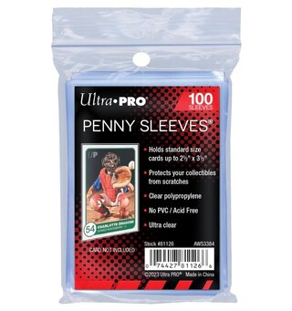 Penny Sleeves 63.5x89mm 100 stk Ultra Pro