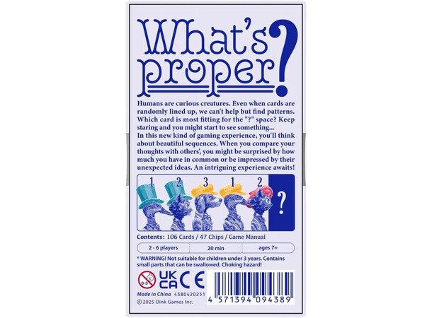 Petiquette Kortspill 