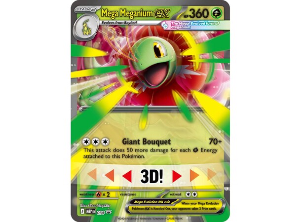 Pokemon Ascended Heroes Mega Meganium ex Box 