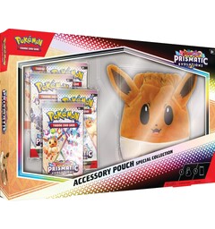 Pokemon Prismatic Evolutions Accessory Pouch Special Collection