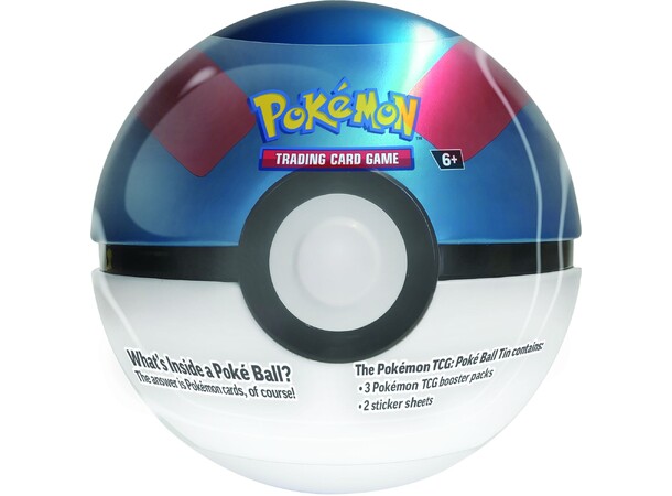 Pokemon Tin Pokeball 2025 Assorterad färg - 5 varianter 