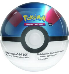 Pokemon Tin Pokeball 2025 Assortert farge - 5 varianter