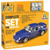 Porsche 911 Turbo Complete Set Italeri 1:24 Byggesett