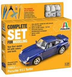 Porsche 911 Turbo Complete Set Italeri 1:24 Byggesett