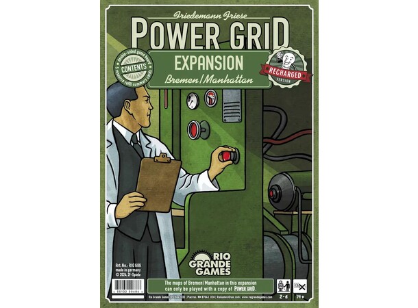 Power Grid Bremen/Manhattan Expansion Utvidelse til Power Grid 