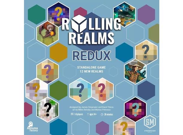 Rolling Realms Redux Brädspel 