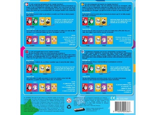 Rummikub Kids Edition Brädspel Svensk utgåva 