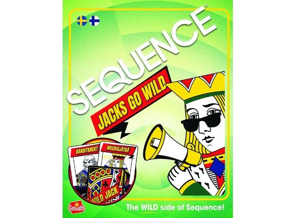 Sequence Jacks Go Wild Brädspel Svensk utgåva 