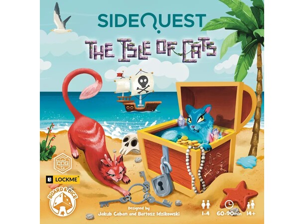 Side Quest Isle of Cats Brettspill 