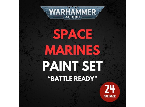 Space Marines Paint Set Warhammer 40K - Battle Ready 