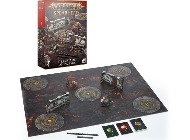 Spearhead Fire & Jade Gaming Pack Warhammer Age of Sigmar