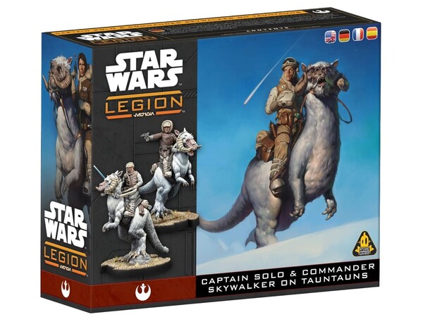 Star Wars Legion Solo & Skywalker Han Solo & Luke Skywalker on Tauntaun 