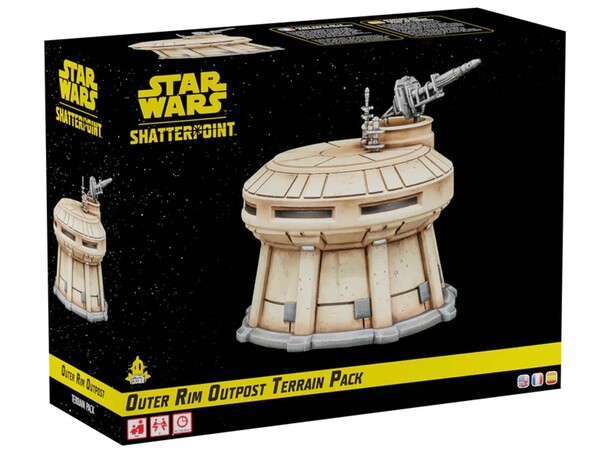 Star Wars Shatterpoint Outer Rim Outpost Terrain Pack for Star Wars Shatterpoint 