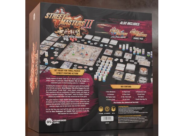 Street Masters Tide of the Dragon Brädspel 
