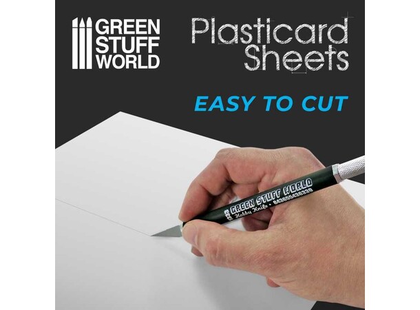 Styrene Sheets 1,5 mm - 3 stk Green Stuff World 