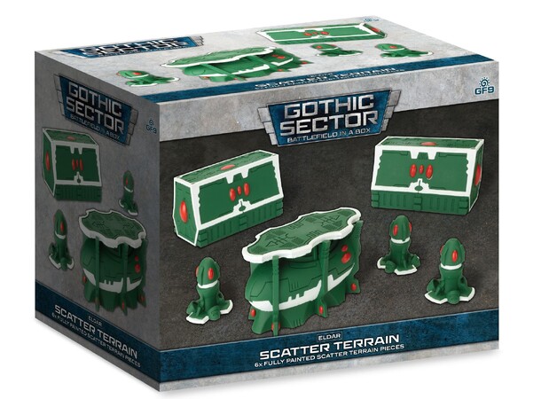 Terreng Eldar Scatter Terrain Battlefield in a Box - Gothic Sector 