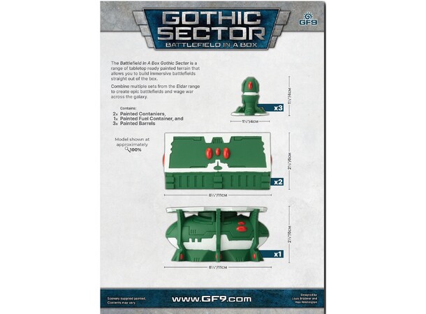 Terreng Eldar Scatter Terrain Battlefield in a Box - Gothic Sector 