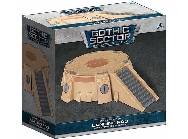Terreng Landing Pad Battlefield in a Box - Gothic Sector 