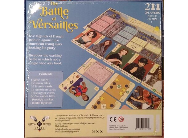 The Battle of Versailles Brettspill 