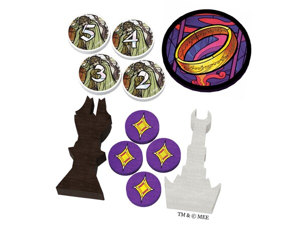 The Two Towers Trick-Taking Game The Lord of the Rings 