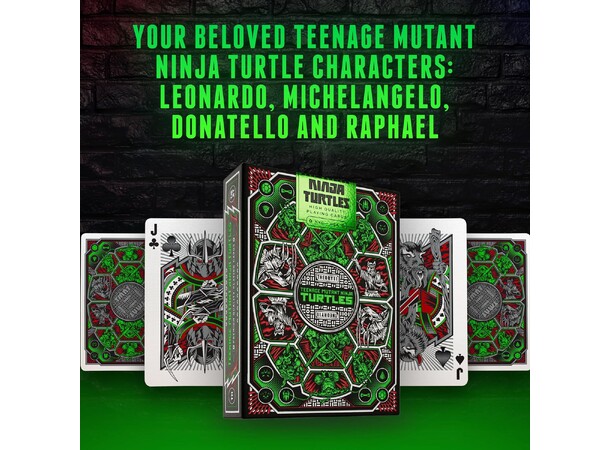 Theory 11 Kortstokk TMNT Teenage Mutant Ninja Turtles 