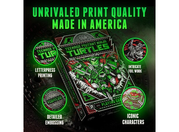 Theory 11 Kortstokk TMNT Teenage Mutant Ninja Turtles 