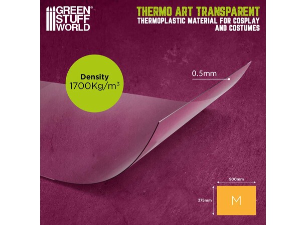 ThermoArt Vacuum Trans 375x500mm 0.5mm Green Stuff World 