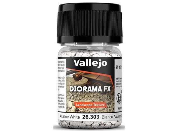 Vallejo Diorama FX Alcaline White 2-5mm Landscape Texture - 35ml 