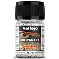 Vallejo Diorama FX Alcaline White 2-5mm Landscape Texture - 35ml
