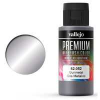 Vallejo Premium Gunmetal 60ml Premium Airbrush Color