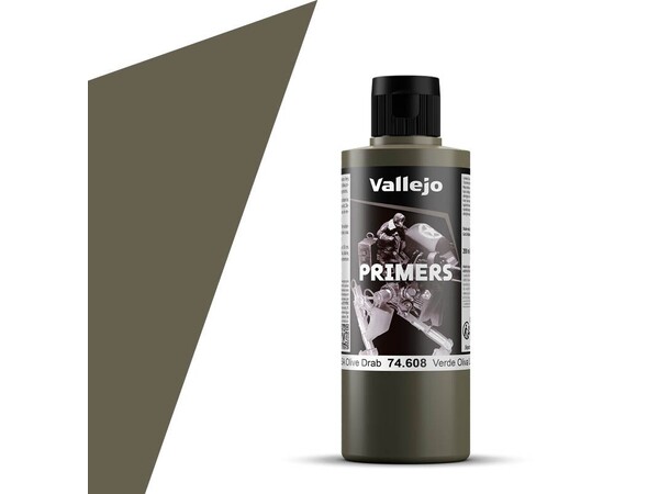 Vallejo Primer US Olive Drab 200ml 