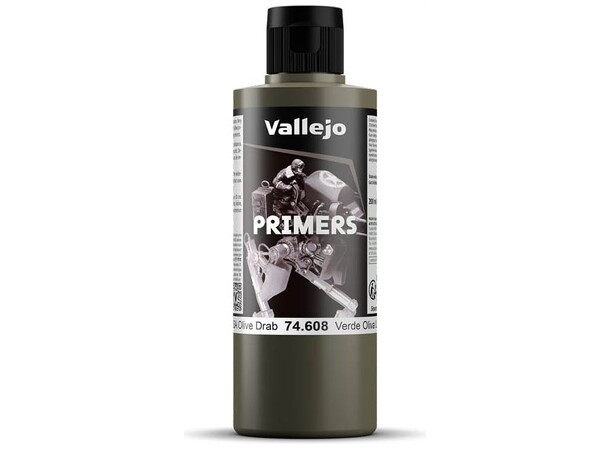 Vallejo Primer US Olive Drab 200ml 