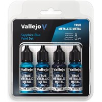 Vallejo True Metallic Set Sapphire Blue True Metallic Metal