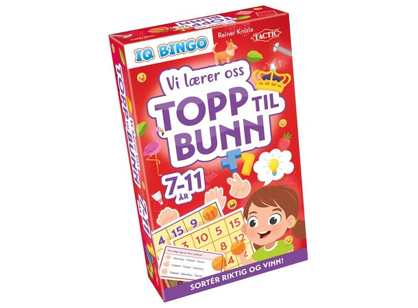 Vi lærer oss topp til bunn Spørrespill Norsk utgave 