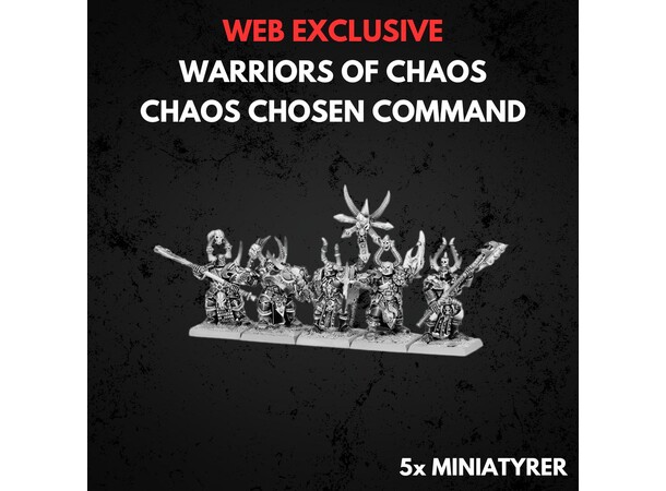 Warriors of Chaos Chosen Chaos Command Warhammer The Old World