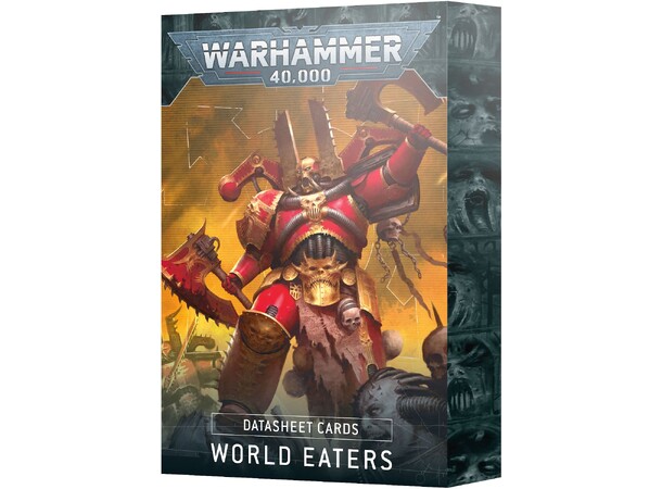 World Eaters Datasheet Cards Warhammer 40K 