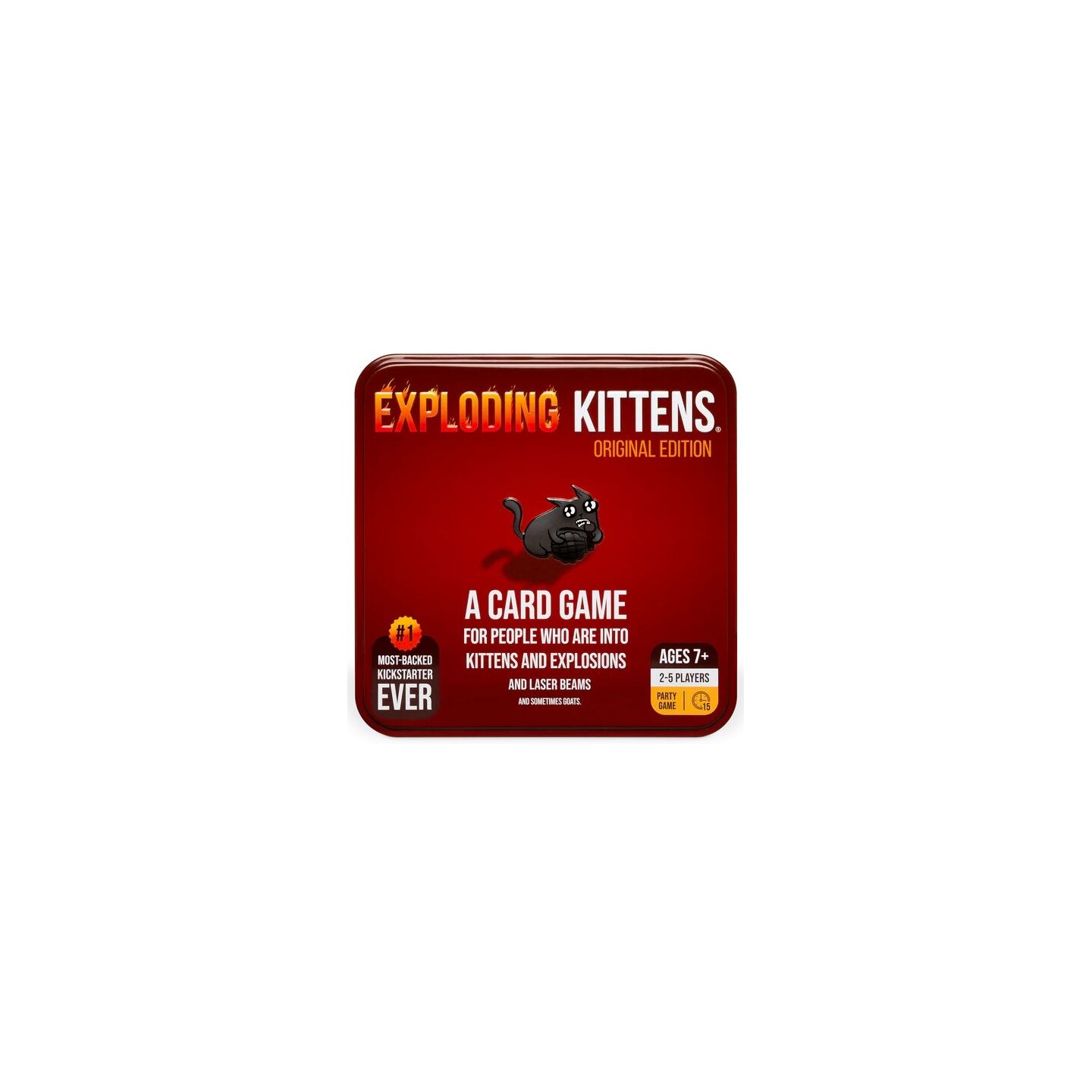 Exploding Kittens Tin Kortspill 10 Year Anniversary